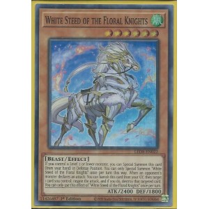 LED8-EN022 White Steed of the Floral Knights – Super Rare